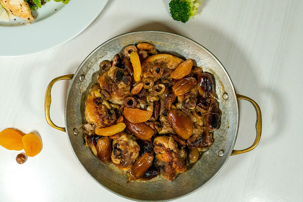 Chicken Tajine with Dates and Olives