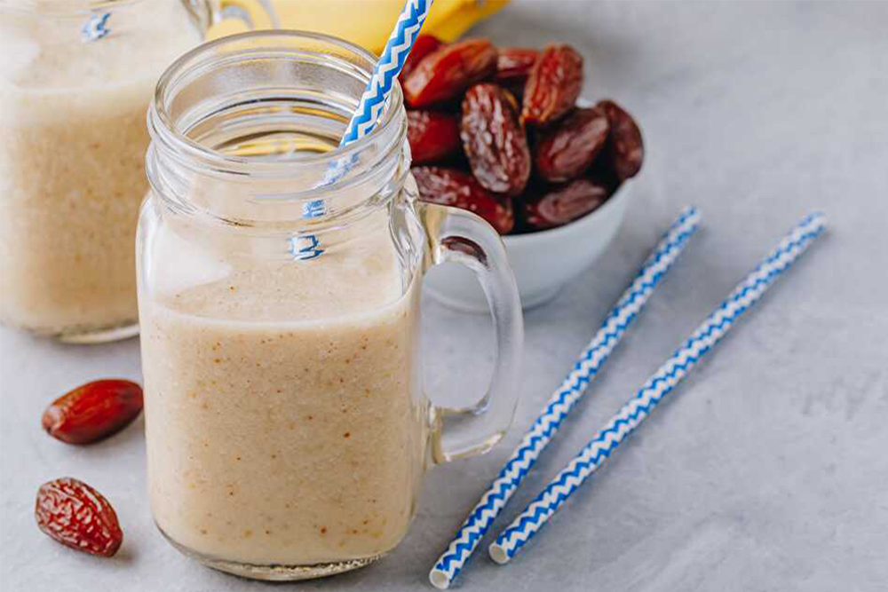 Smoothie au sirop de dattes